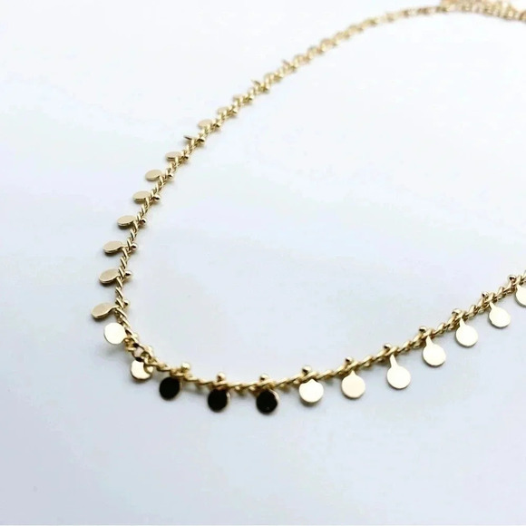 Coin Choker 18k Gold Plated BEST SELLER - Picture 1 of 5